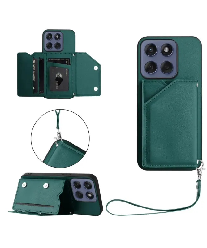 Coque Motorola Edge 60 / 60 Fusion AUDE Lanière multi compartiments