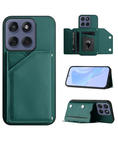 Coque Motorola Edge 60 / 60 Fusion AUDE Lanière multi compartiments Vert foncé - photo 21