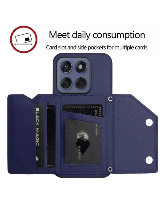 Coque Motorola Edge 60 / 60 Fusion AUDE Lanière multi compartiments