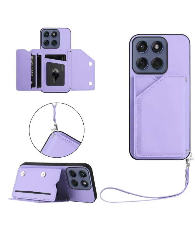 Coque Motorola Edge 60 / 60 Fusion AUDE Lanière multi compartiments