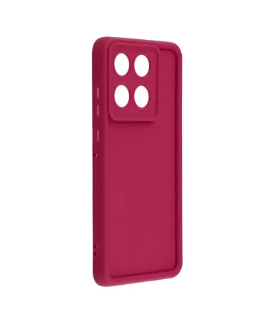 Coque Motorola Edge 60 Fusion silicone Precise Rouge foncé - photo 2