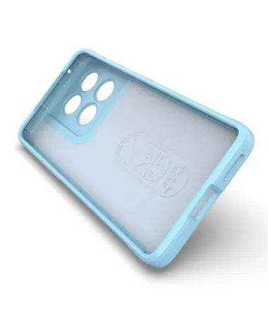 Coque Motorola Edge 60 Fusion Rugged silicone avec verre trempé Bleu clair - photo 18