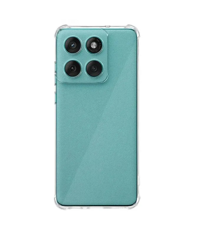 Pack Motorola Edge 60 Fusion Coque Coins Renforcés Transparente avec V