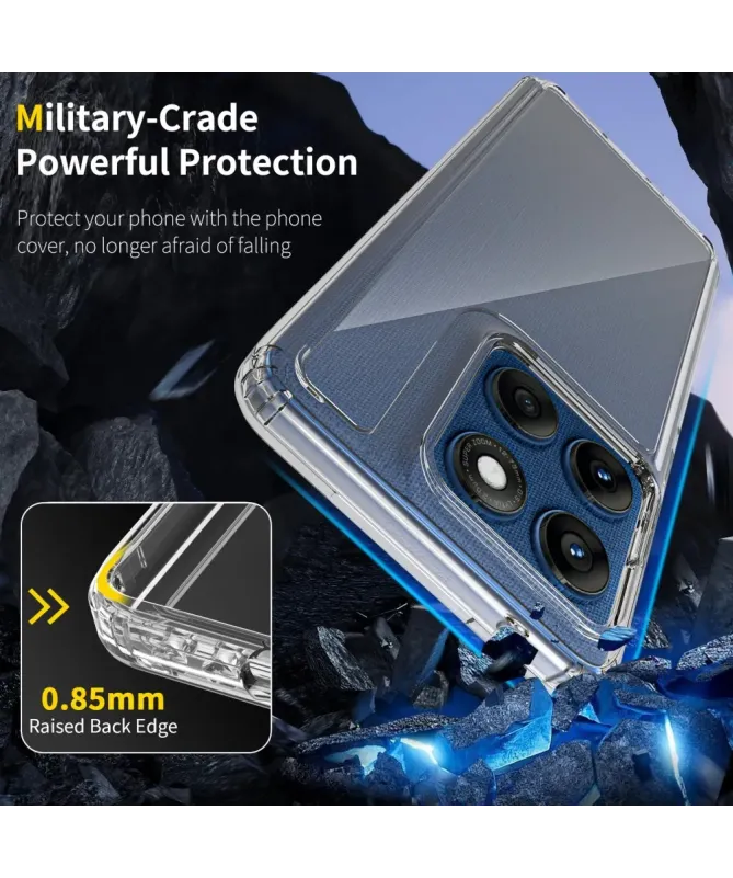 CLARION | Coque Transparente pour Motorola Edge 60 / Edge 60 Fusion