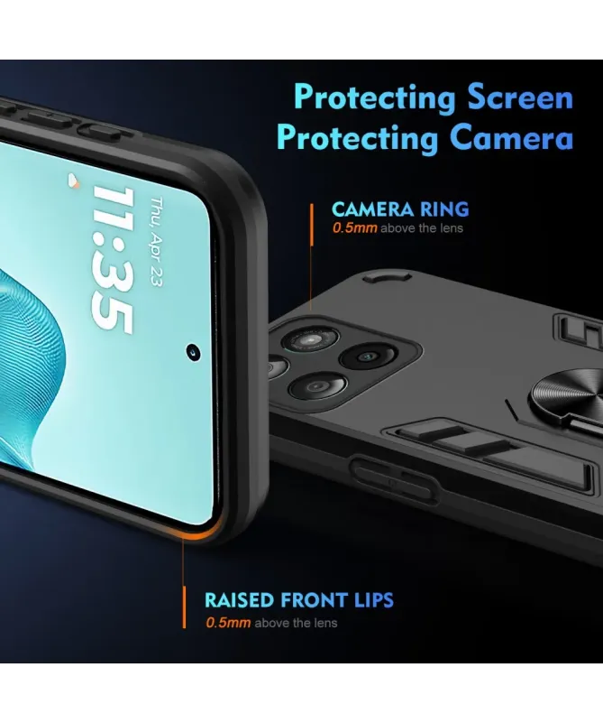 Coque Motorola Edge 60 Fusion avec Anneau | Fortan