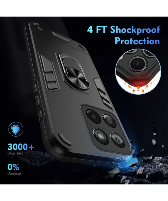 Coque Motorola Edge 60 Fusion avec Anneau | Fortan