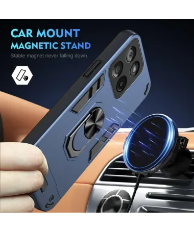 Coque Motorola Edge 60 Fusion avec Anneau | Fortan Bleu marine - photo 6