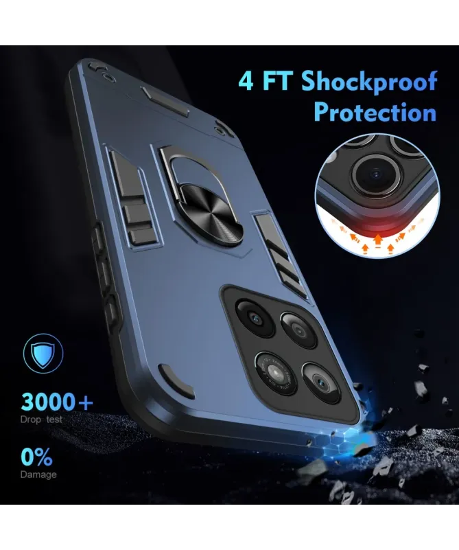 Coque Motorola Edge 60 Fusion avec Anneau | Fortan