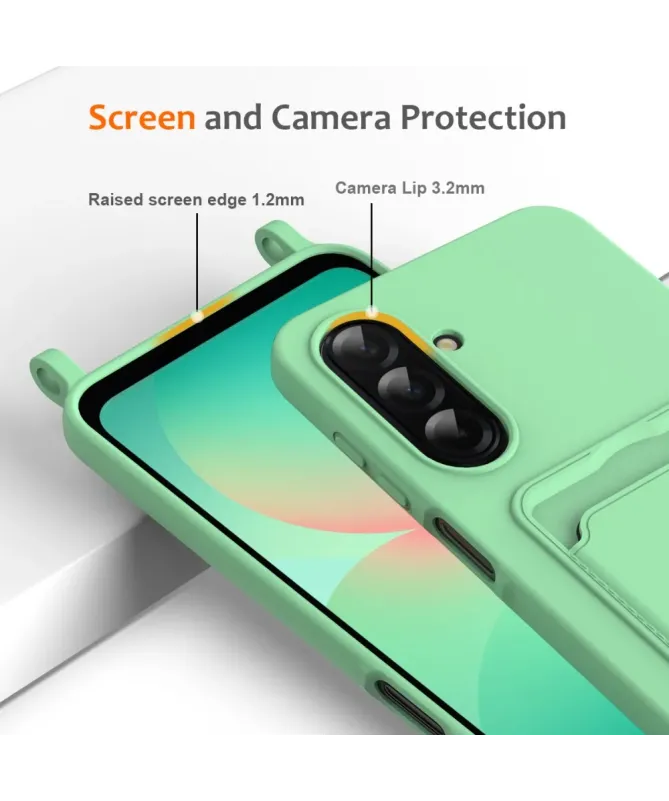 Coque Samsung Galaxy A56 5G / Galaxy A36 5G Silicone Liquide à Cordon 