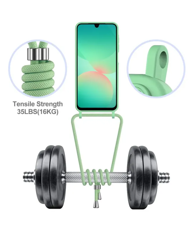 Coque Samsung Galaxy A56 5G / Galaxy A36 5G Silicone Liquide à Cordon 