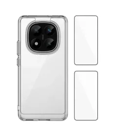 Coque Xiaomi Redmi Note 14 Pro Plus avec Verre Trempé (2 pcs) | Crista