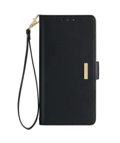 Housse Xiaomi Redmi Note 14 Pro Plus en simili cuir avec chaîne dorée