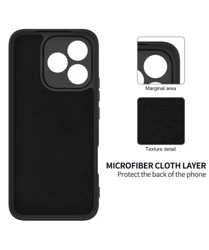 Coque Honor 400 Lite Puro silicone liquide