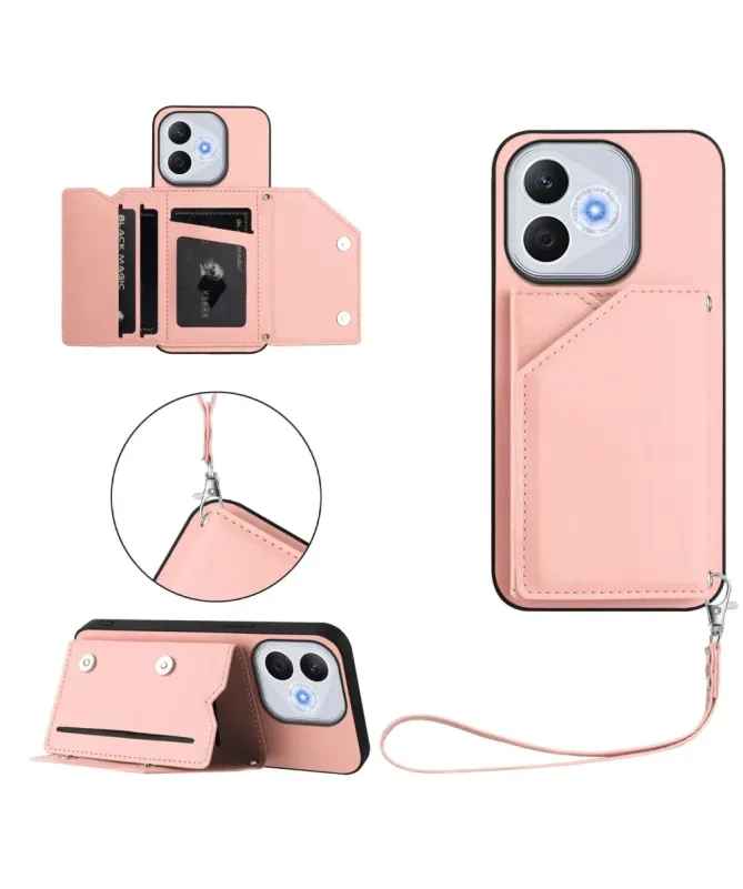 Coque Honor 400 Lite AUDE Lanière multi compartiments