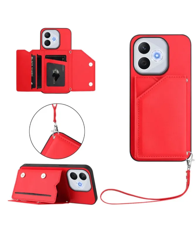 Coque Honor 400 Lite AUDE Lanière multi compartiments