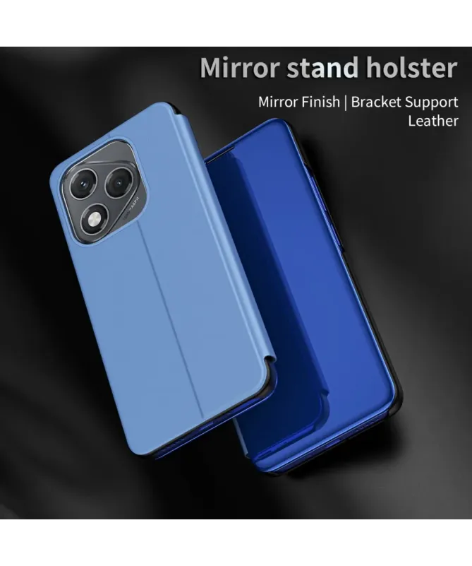 Coque Honor 400 Lite avec rabat effet miroir