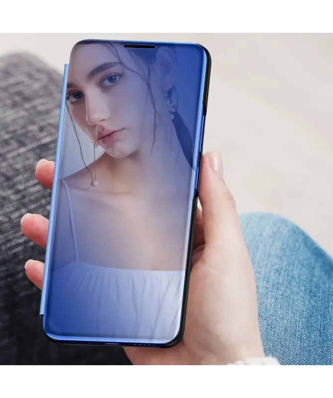 Coque Honor 400 Lite avec rabat effet miroir