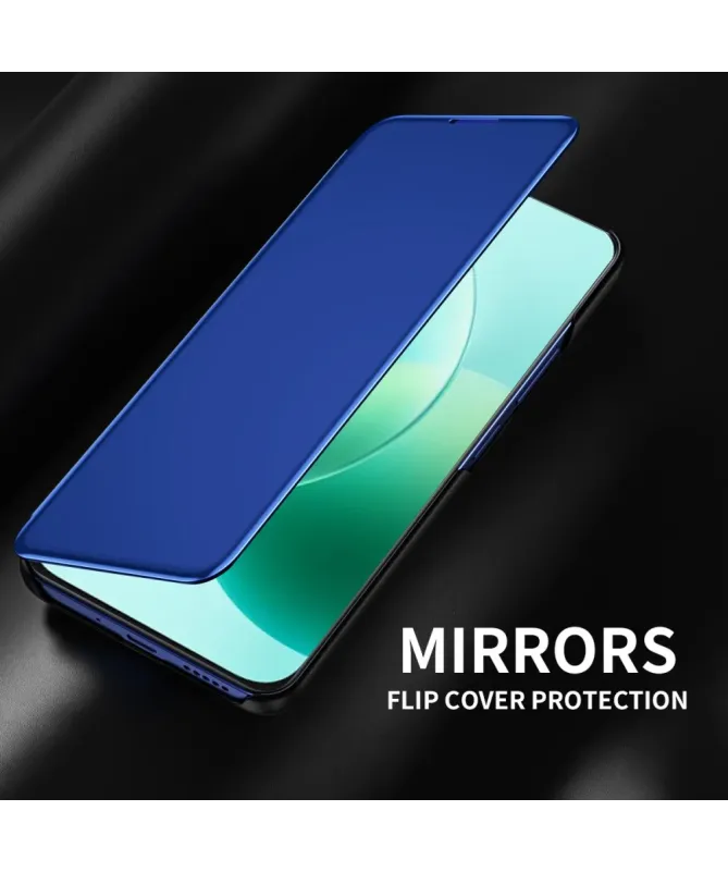Coque Honor 400 Lite avec rabat effet miroir