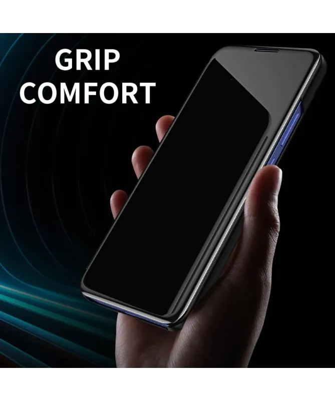 Coque Honor 400 Lite avec rabat effet miroir