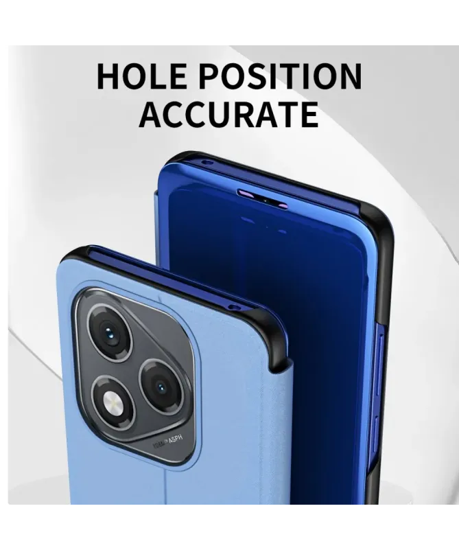 Coque Honor 400 Lite avec rabat effet miroir