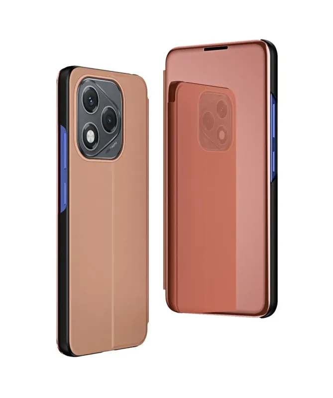 Coque Honor 400 Lite avec rabat effet miroir