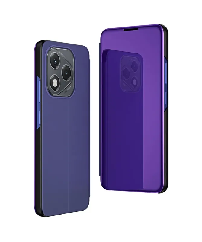 Coque Honor 400 Lite avec rabat effet miroir