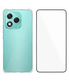 Pack Honor 400 Lite Coque Coins Renforcés Transparente avec Verre Trem