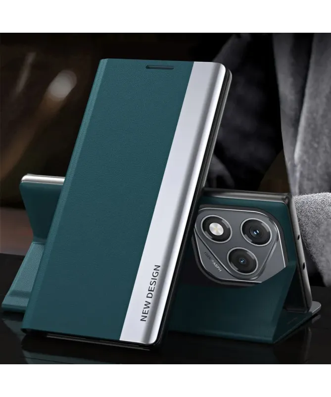 Etui Honor 400 Lite Business effet cuir Magnet