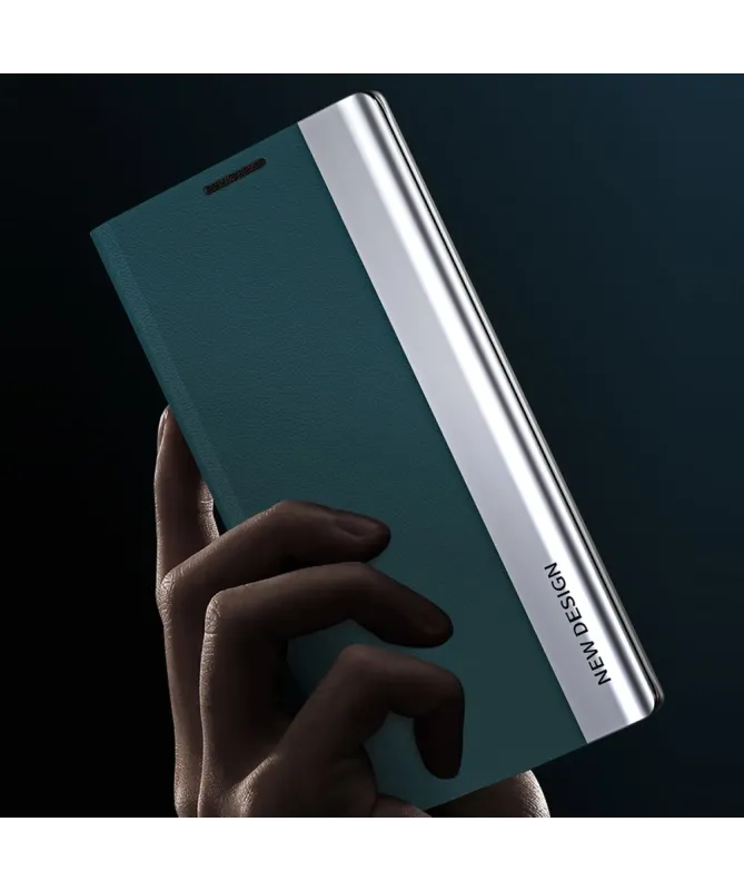 Etui Honor 400 Lite Business effet cuir Magnet