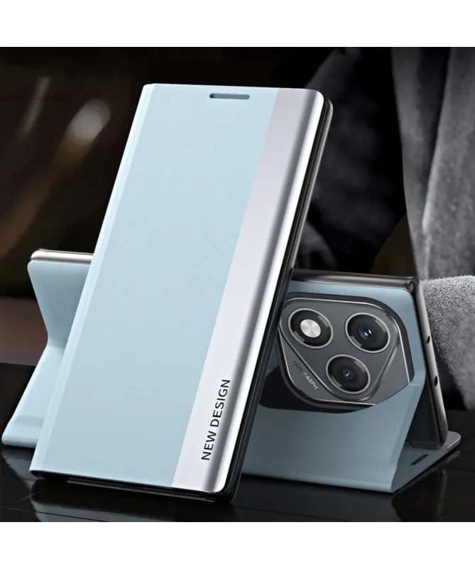 Etui Honor 400 Lite Business effet cuir Magnet