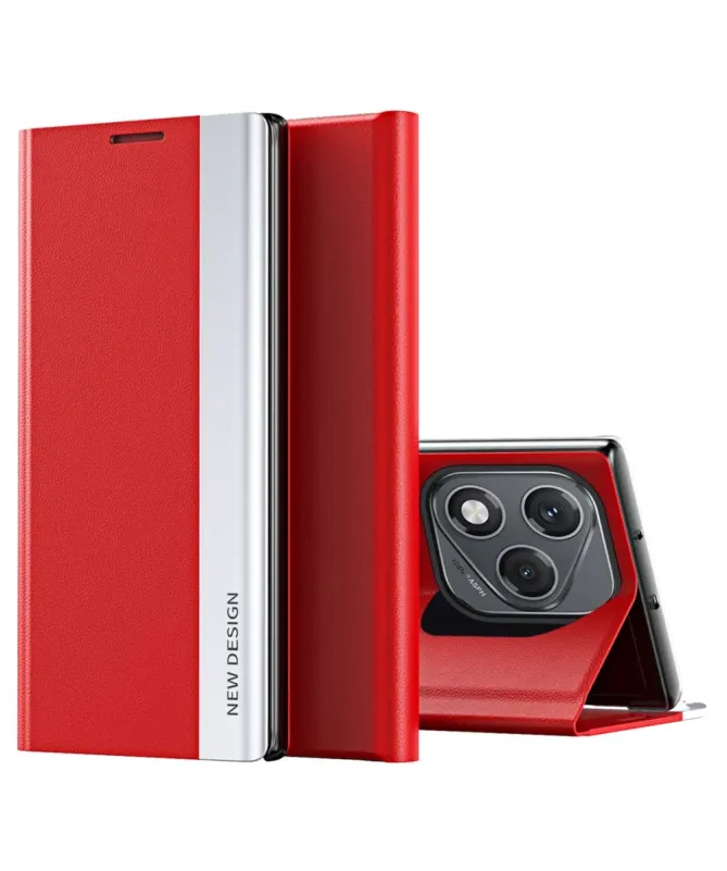 Etui Honor 400 Lite Business effet cuir Magnet