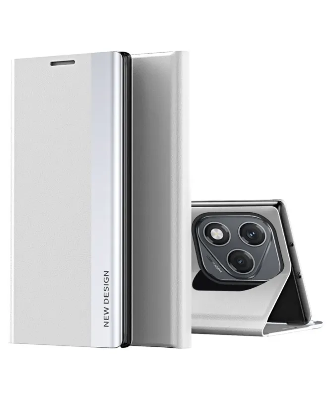 Etui Honor 400 Lite Business effet cuir Magnet