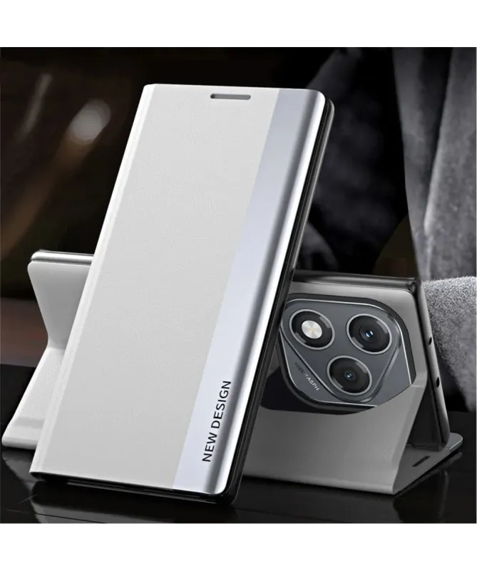 Etui Honor 400 Lite Business effet cuir Magnet