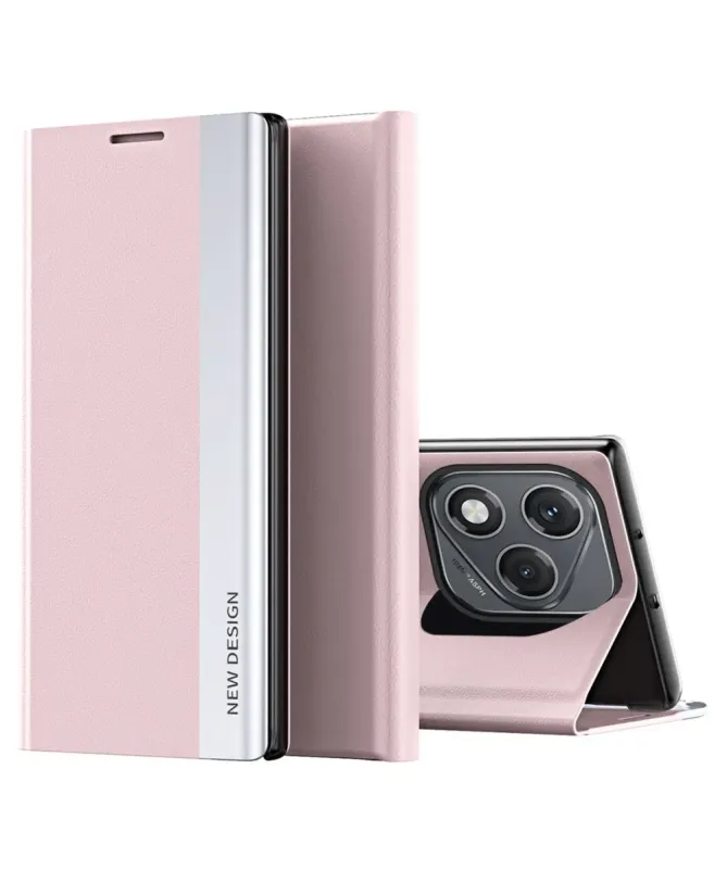 Etui Honor 400 Lite Business effet cuir Magnet