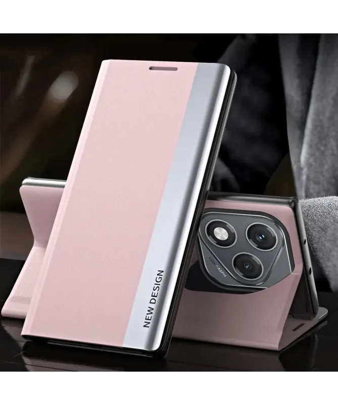 Etui Honor 400 Lite Business effet cuir Magnet