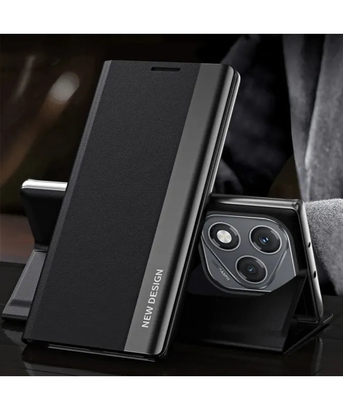 Etui Honor 400 Lite Business effet cuir Magnet