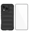 Coque Honor 400 Lite Rugged silicone avec verre trempé
