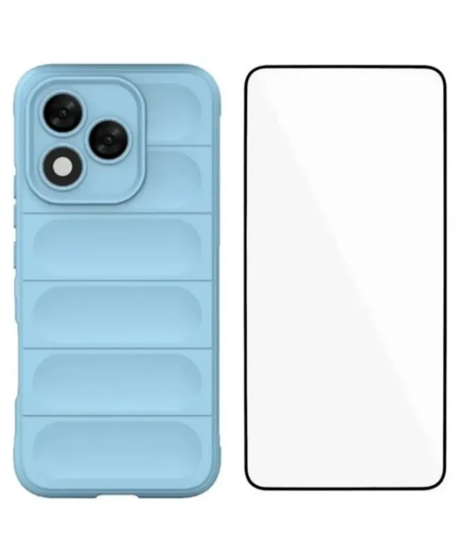 Coque Honor 400 Lite Rugged silicone avec verre trempé