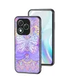 Coque Honor 400 Lite Grand Papillon Violet