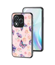 Coque Honor 400 Lite Papillons Roses et Violets