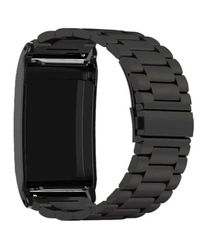 Bracelet métal noir avec coque intégrée pour WHOOP 4.0 | Milan