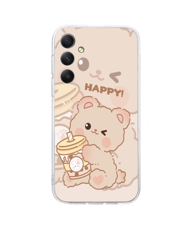 Coque Samsung Galaxy A14 4G / 5G Happy Bear | Design Kawaii