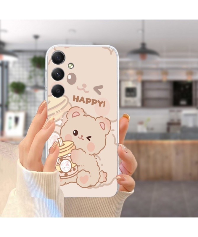 Coque Samsung Galaxy A14 4G / 5G Happy Bear | Design Kawaii