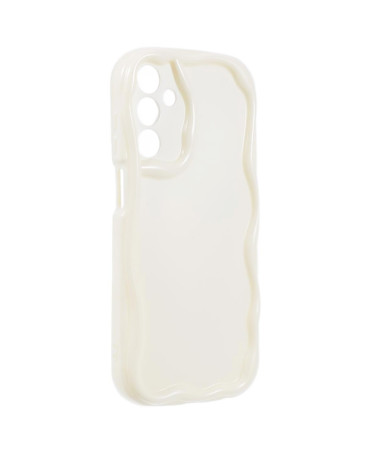 Coque Samsung Galaxy A14 4G / 5G YX Series Design Ondulé Blanc - photo 8