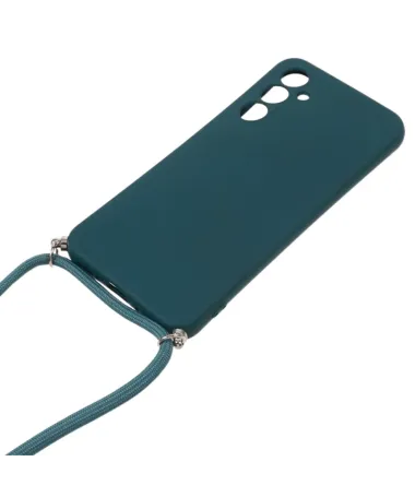 Coque Samsung Galaxy A14 5G / A14 4G à Cordon | Elanco Vert foncé - photo 6