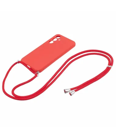 Coque Samsung Galaxy A14 5G / A14 4G à Cordon | Elanco Rouge - photo 10