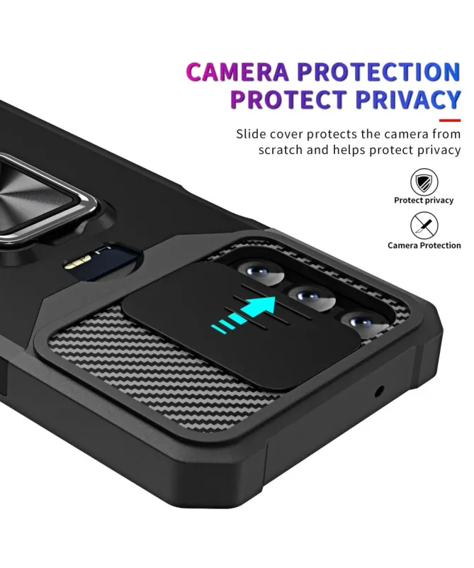 Coque Samsung Galaxy A14 5G / A14 4G Renforcée avec Support et Cache O