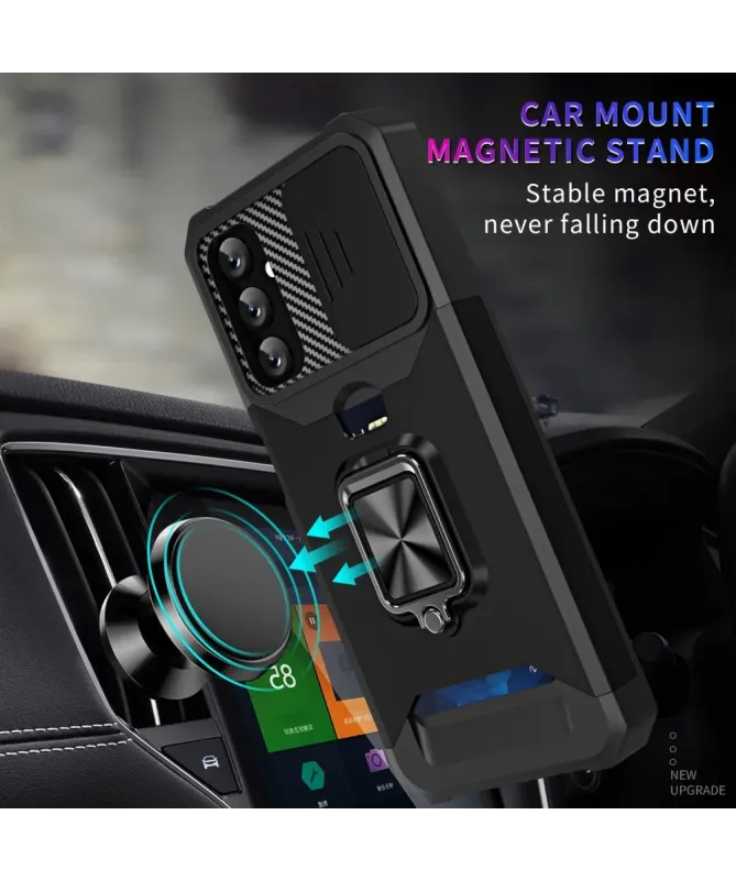 Coque Samsung Galaxy A14 5G / A14 4G Renforcée avec Support et Cache O
