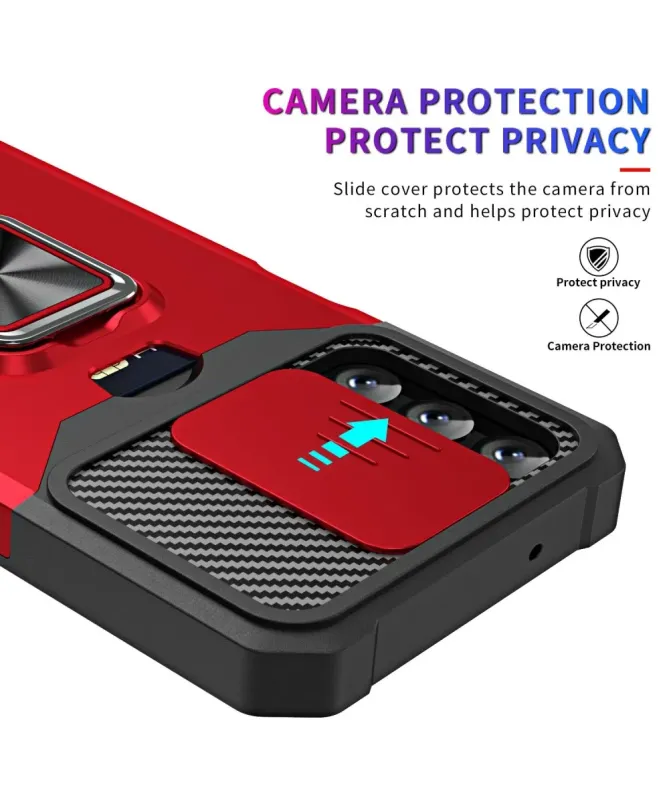 Coque Samsung Galaxy A14 5G / A14 4G Renforcée avec Support et Cache O