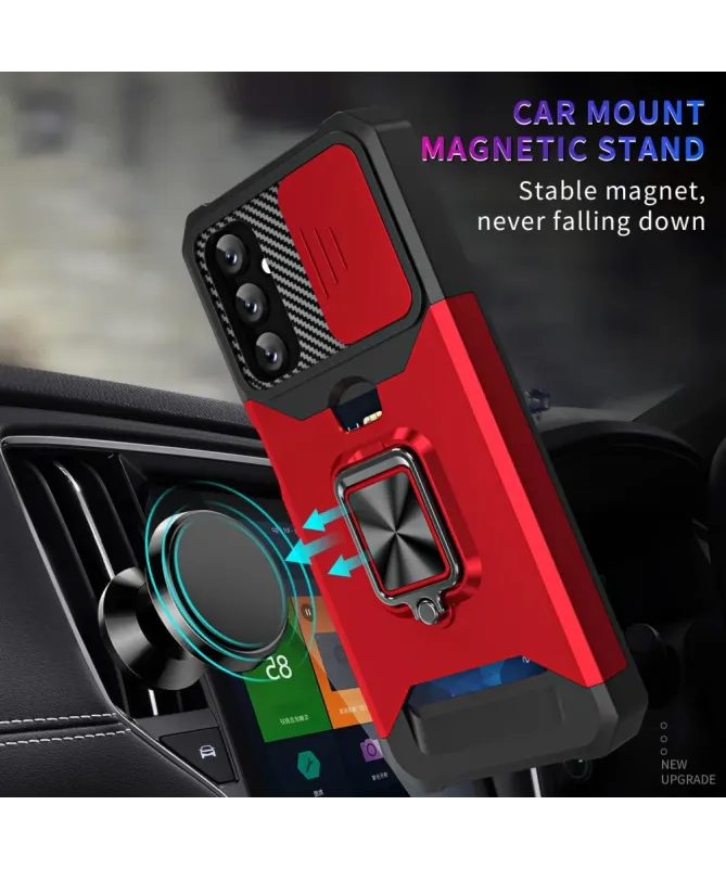 Coque Samsung Galaxy A14 5G / A14 4G Renforcée avec Support et Cache O
